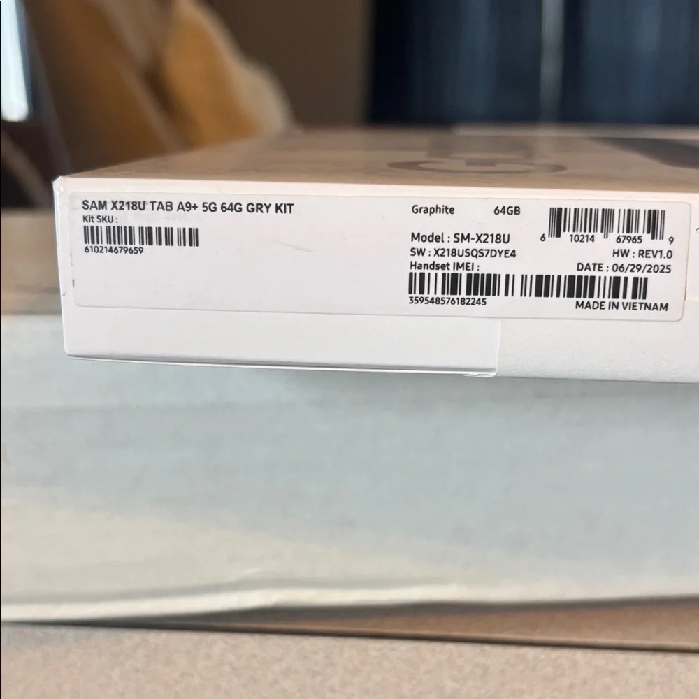 Samsung Galaxy Tab A9+ 5G - Silver Boxed
